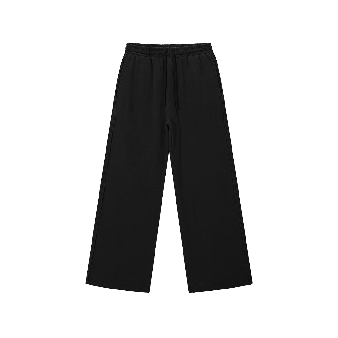 Emblem Raw Edge Sweatpants